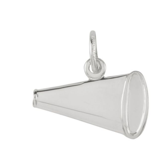 Rembrandt Sterling Silver Megaphone Charm