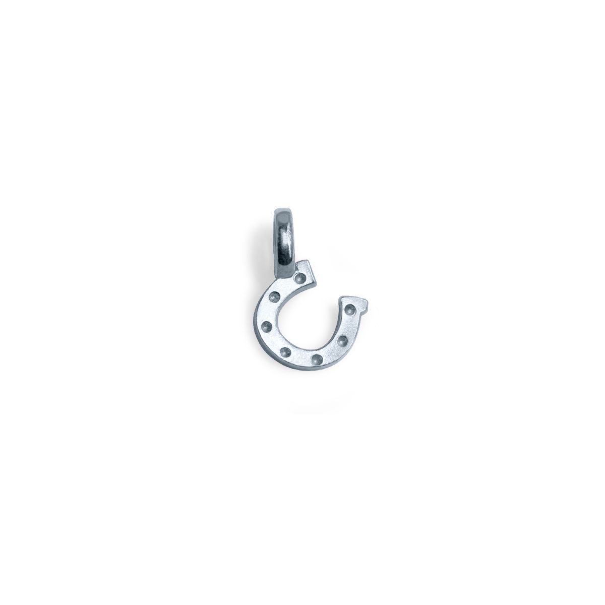 Alex Woo Sterling Silver Mini Addition Horseshoe Charm