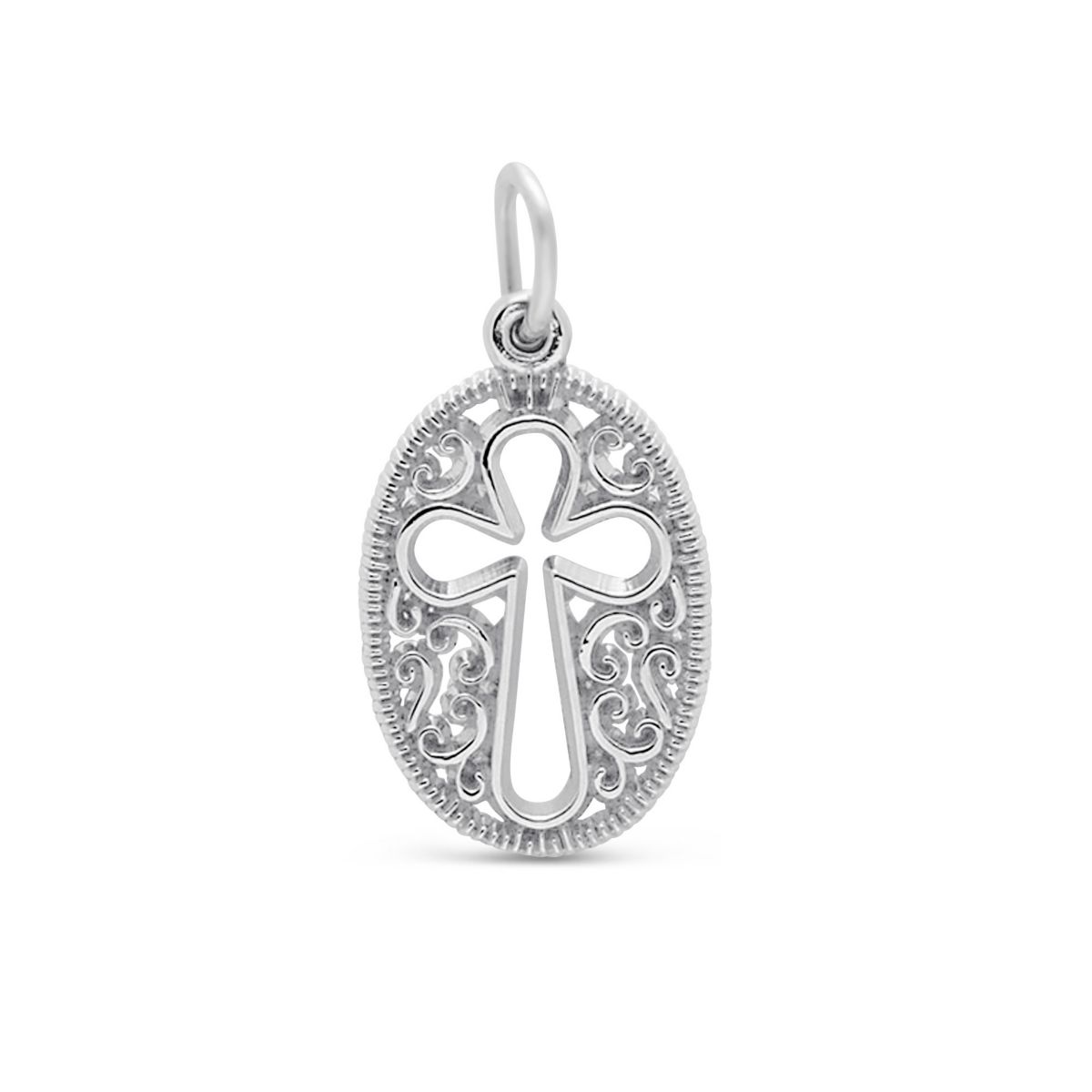 Rembrandt Sterling Silver Cross Charm