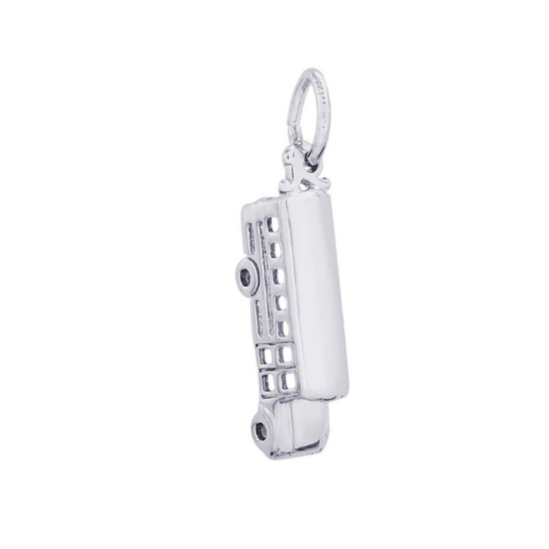 Rembrandt Sterling Silver School Bus Charm