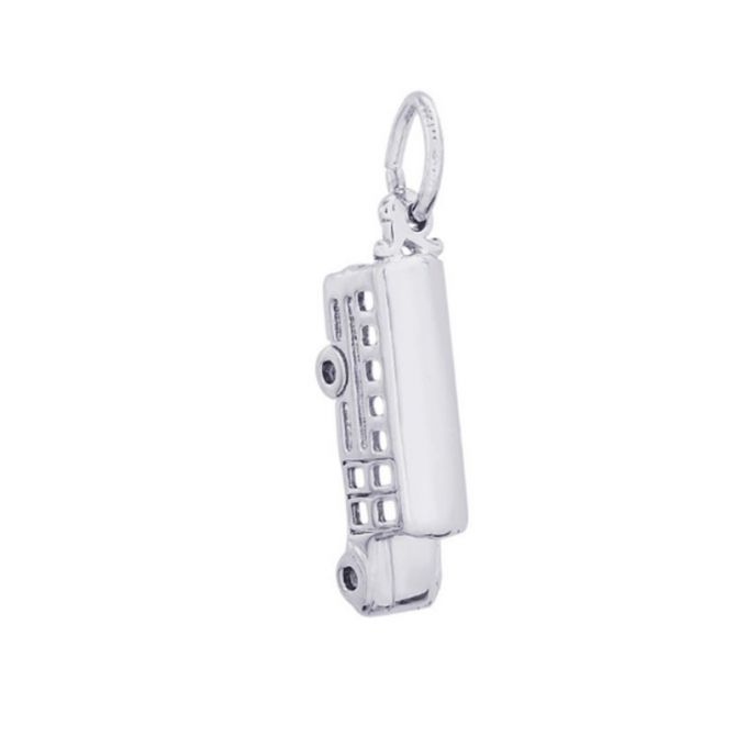 Rembrandt Sterling Silver School Bus Charm