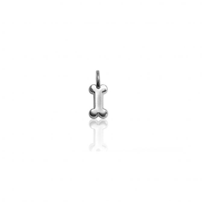 Alex Woo Sterling Silver Mini Addition Dog Bone Charm