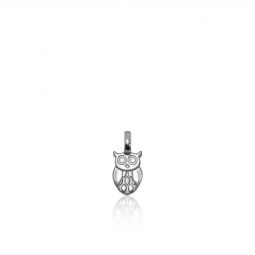 Image for Alex Woo Sterling Silver Mini Addition Owl Charm