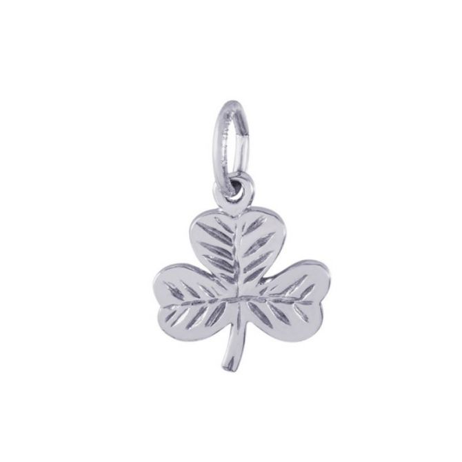 Silver on sale shamrock charm