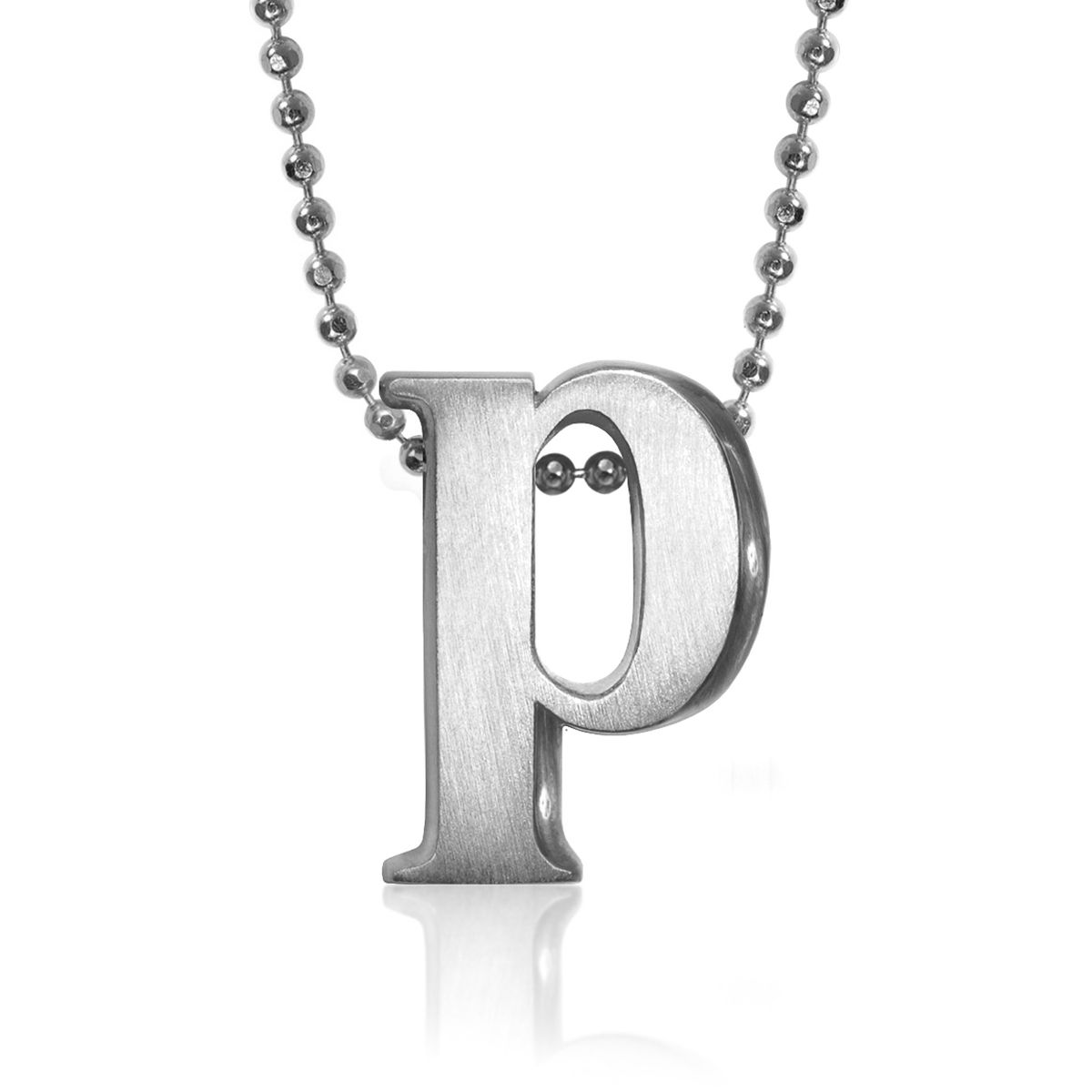 Alex Woo Sterling Silver Little Letter Pendants