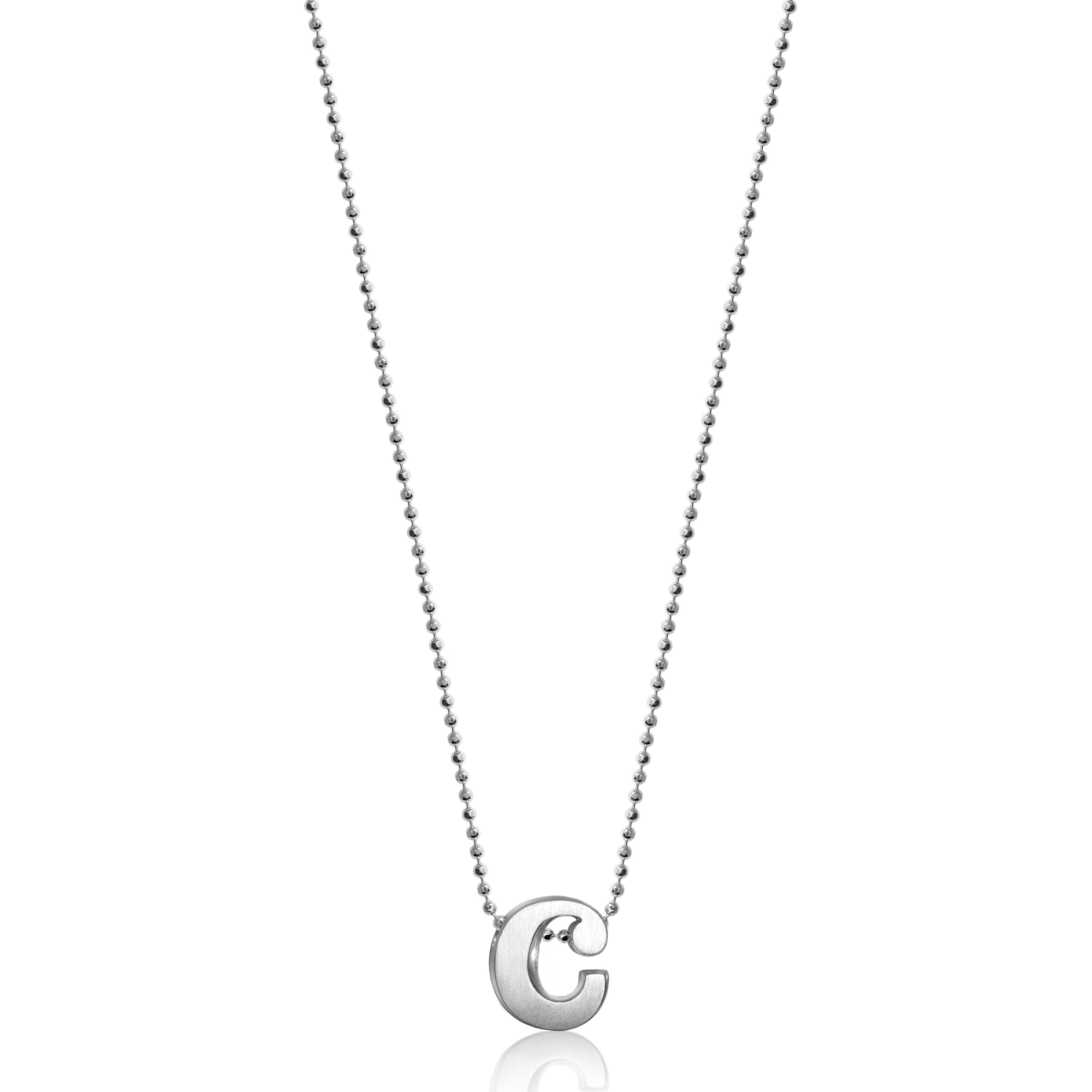 Alex Woo Sterling Silver Little Letter Pendants