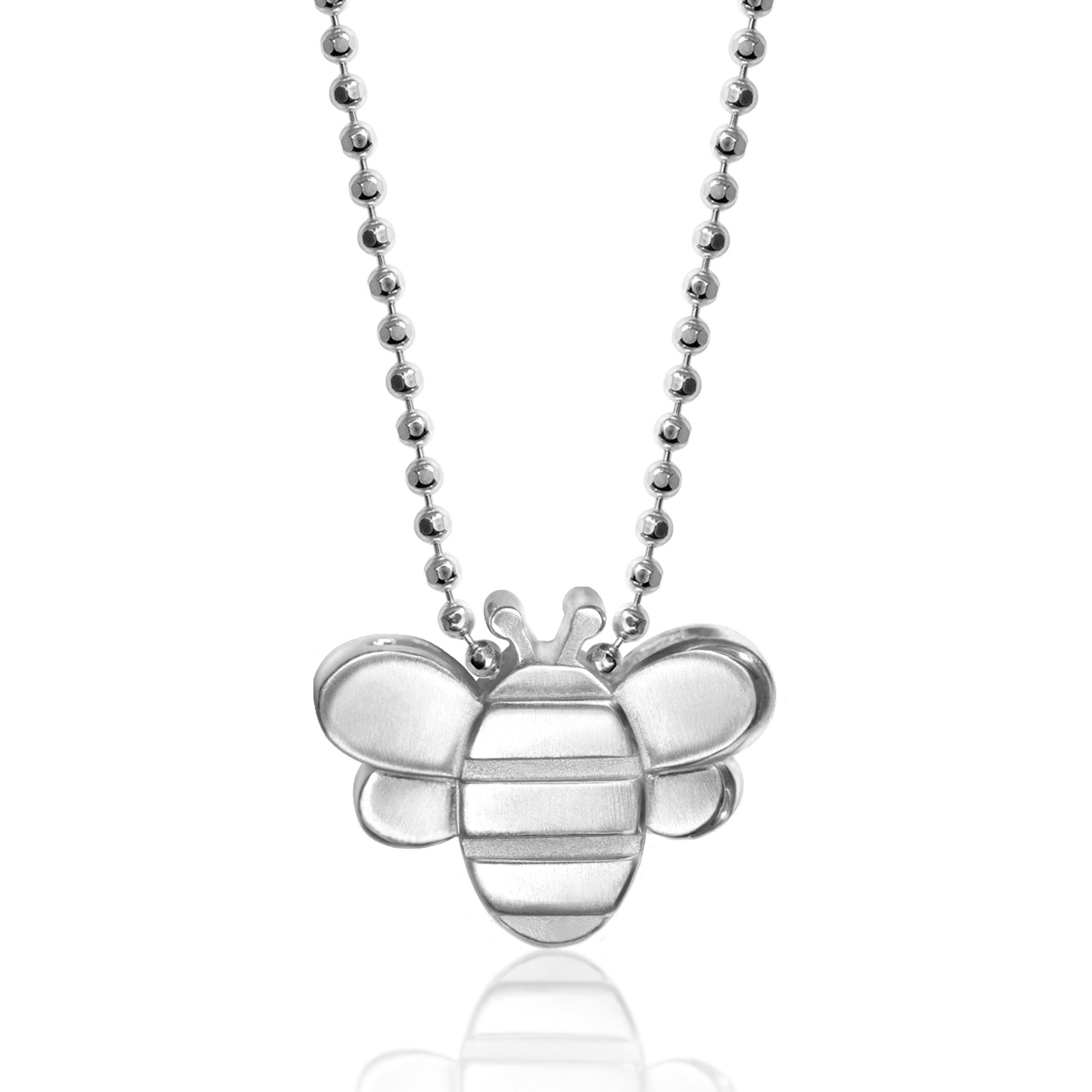 Alex Woo Sterling Silver Little Seasons Bee Pendant, 16