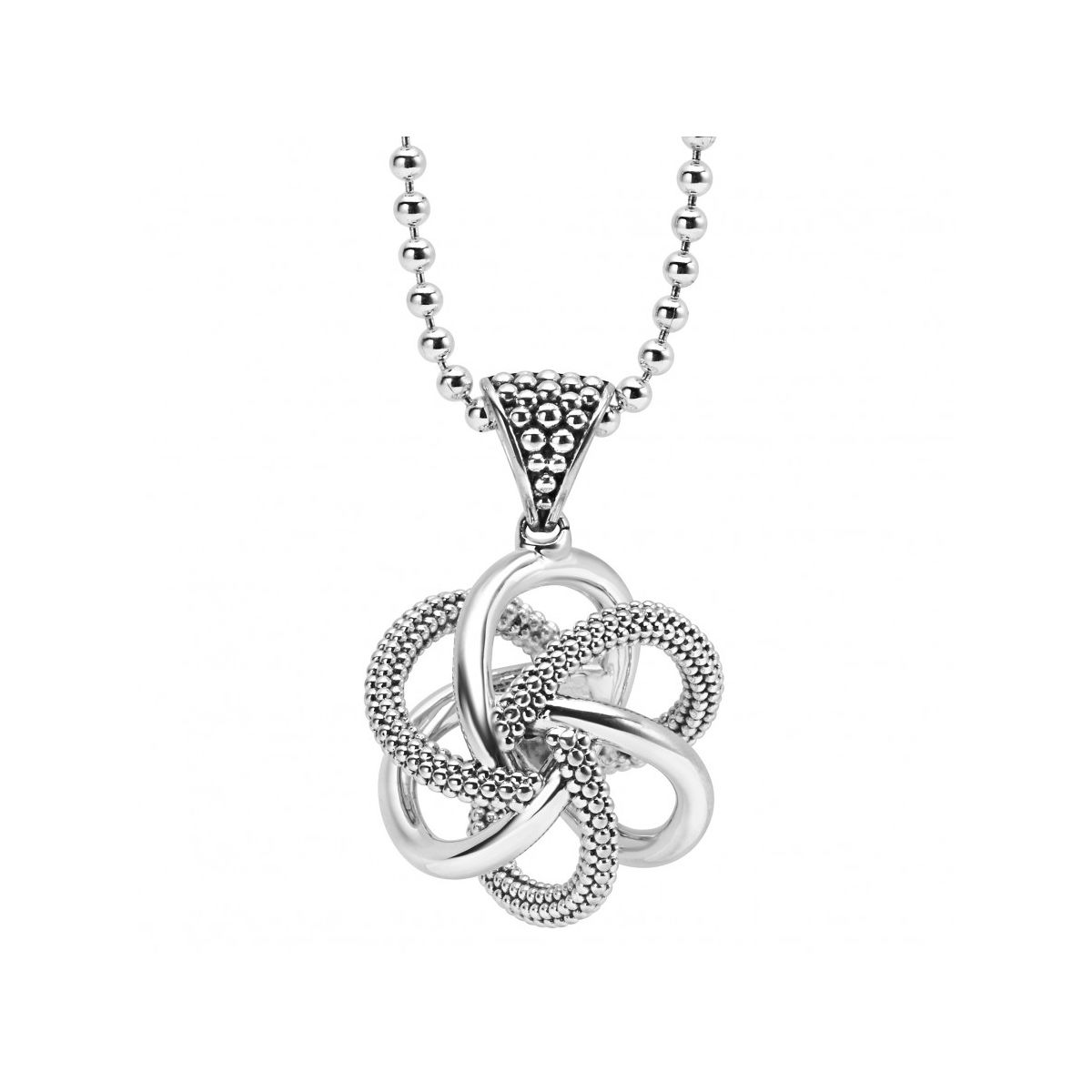 LAGOS Sterling Silver Love Knot Pendant, 30