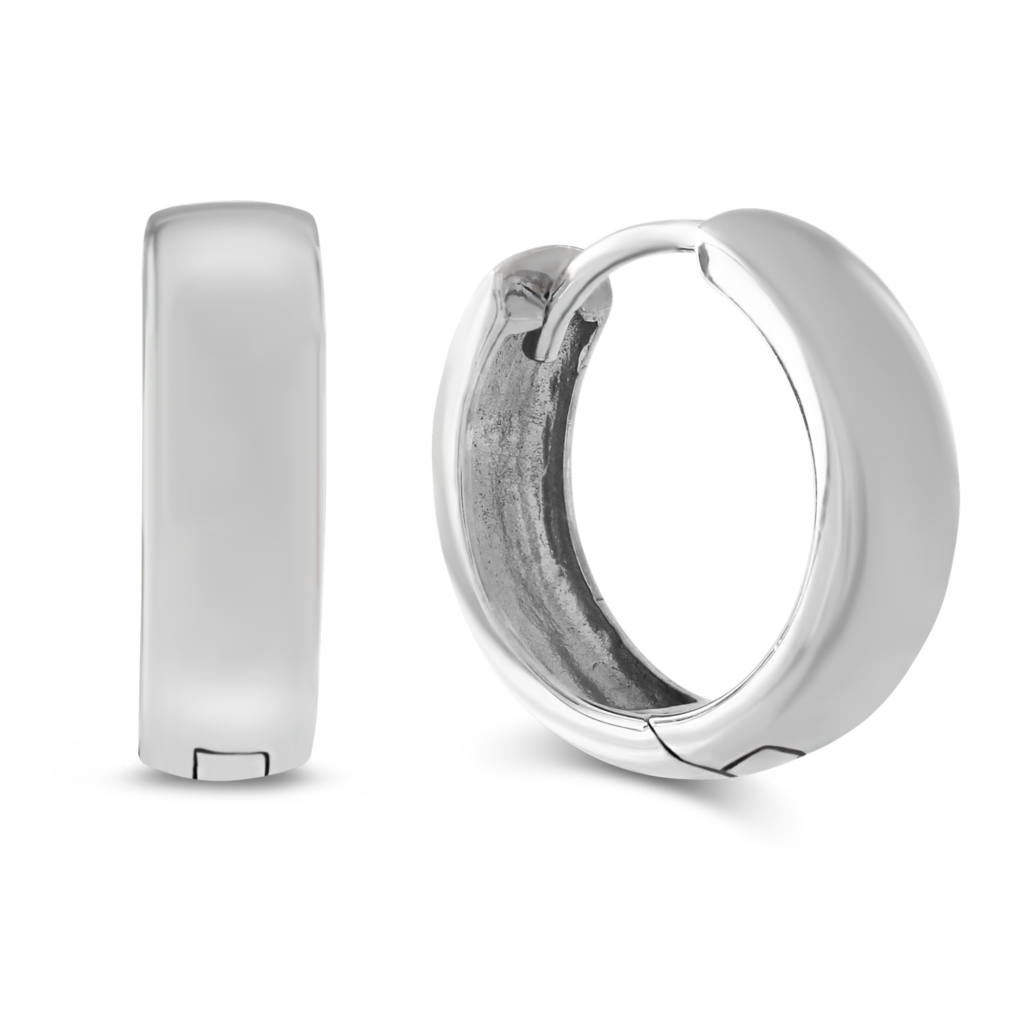 Sterling Silver Small Hinged Hoop Earrings Borsheims