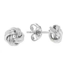 Sterling Silver Love Knot Earrings 7mm Borsheims Sterling Silver Love Knot Earrings 7mm