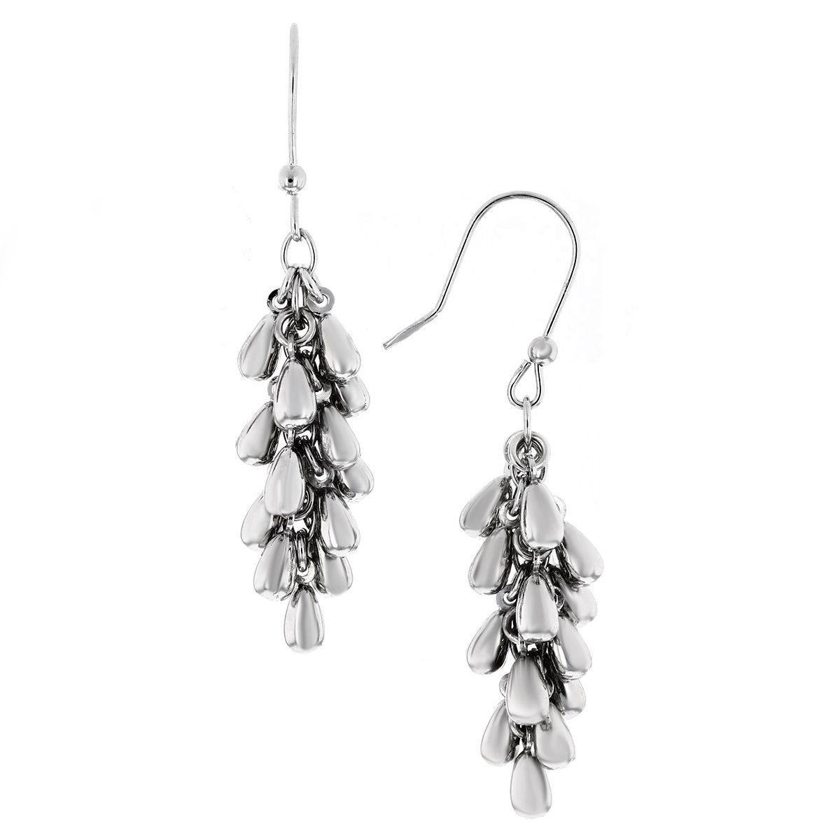 Sterling Silver Chili Pepper Drop Earrings
