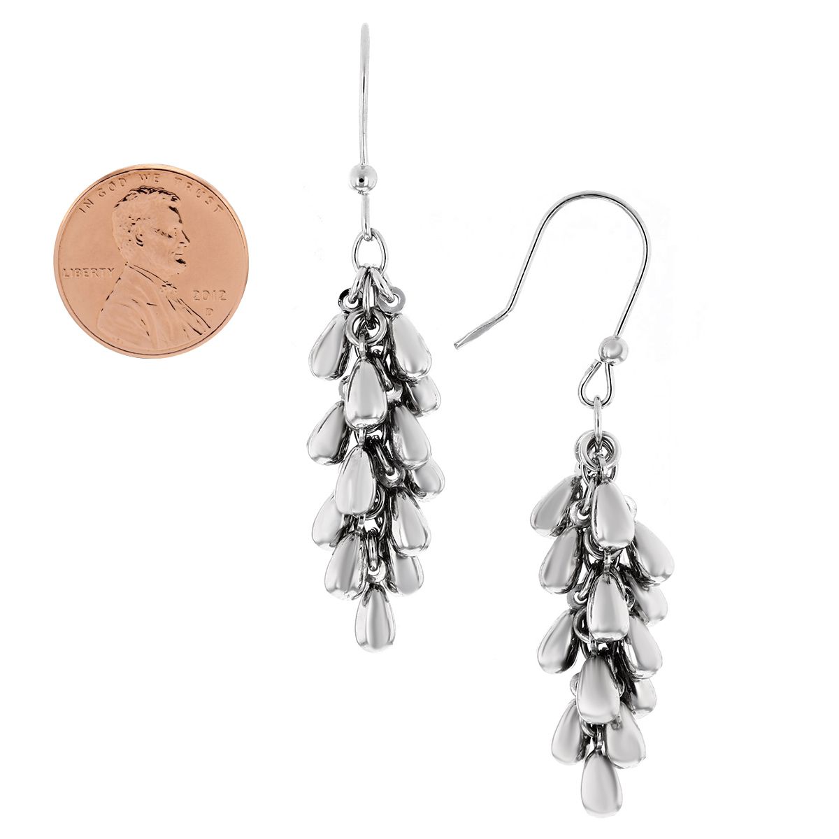 Sterling Silver Chili Pepper Drop Earrings