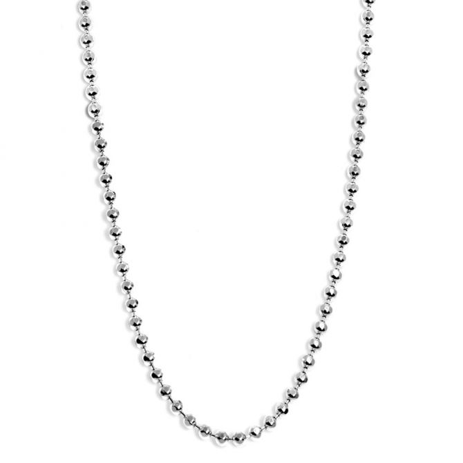 Alex Woo Sterling Silver 1.2mm Disco Ball Chain, 16"