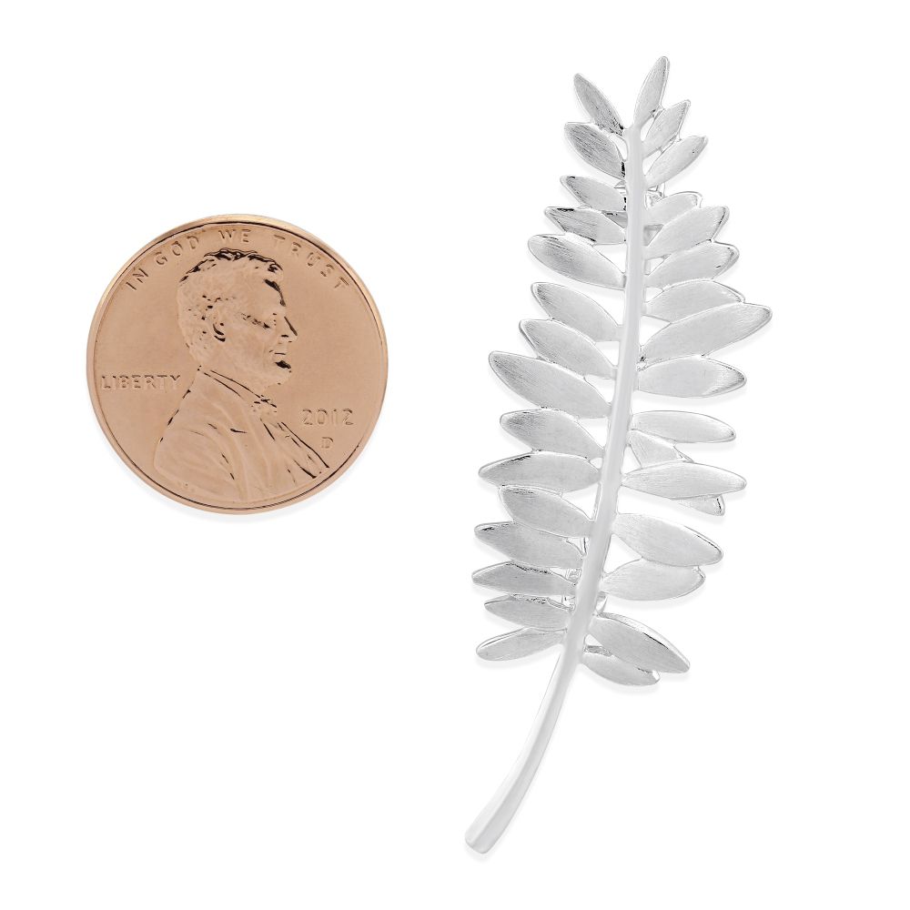 Sterling Silver Fern Stem Pin