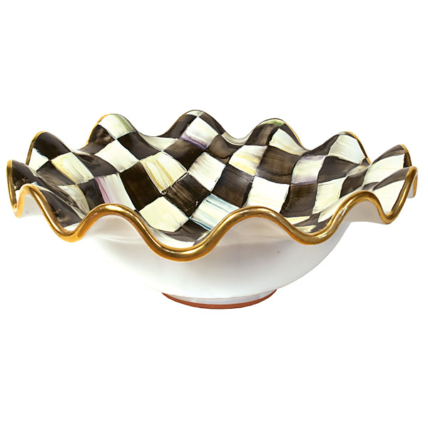 Mackenzie-Childs Courtly Check Serving Bowl, Medium