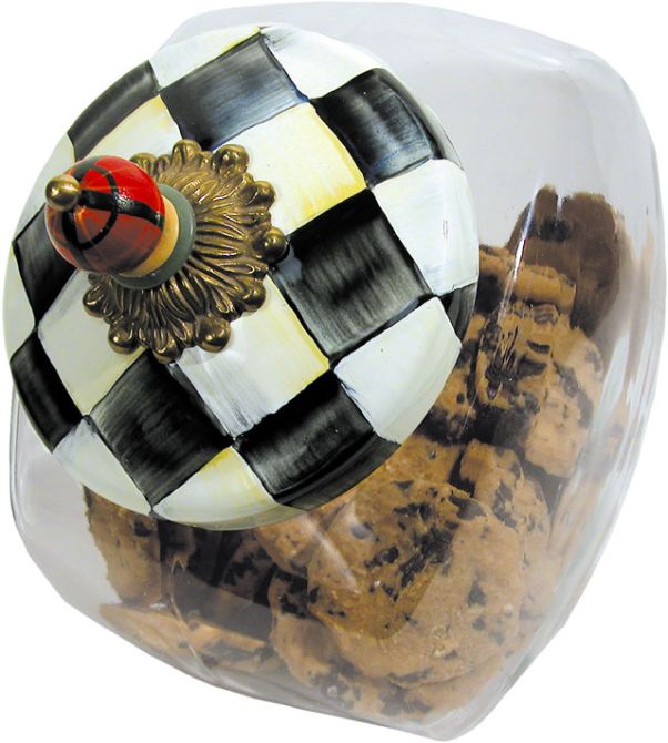 Mackenzie Childs-Courtly Check Cookie Jar