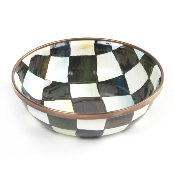 MacKenzie-Childs Courtly Check Relish Dish