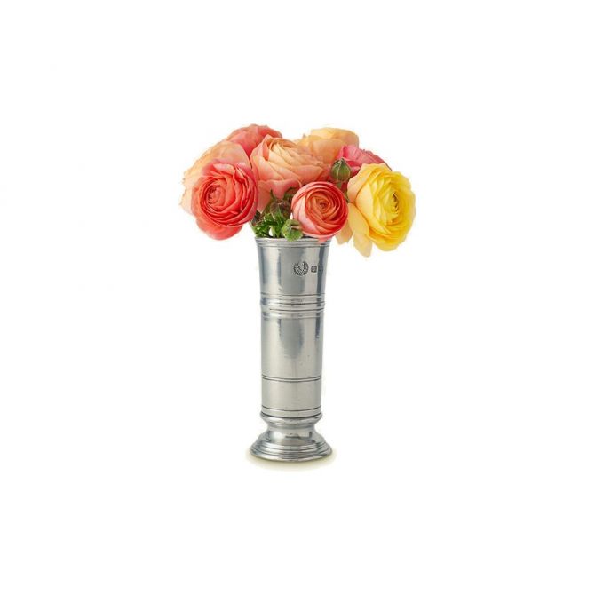 Match Pewter Footed Cylinder Vase