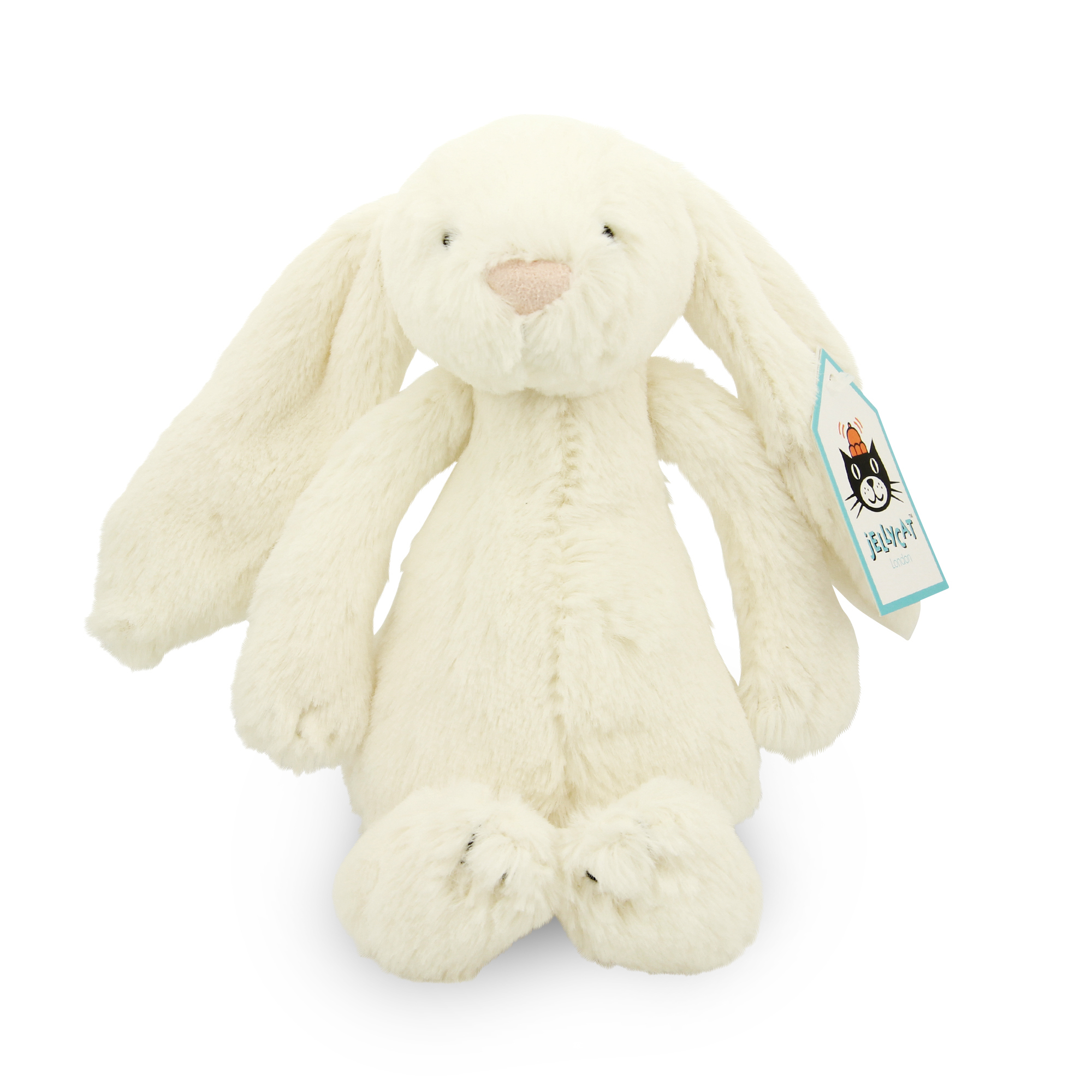 Jellycat Cream Bashful Bunny Small, 7