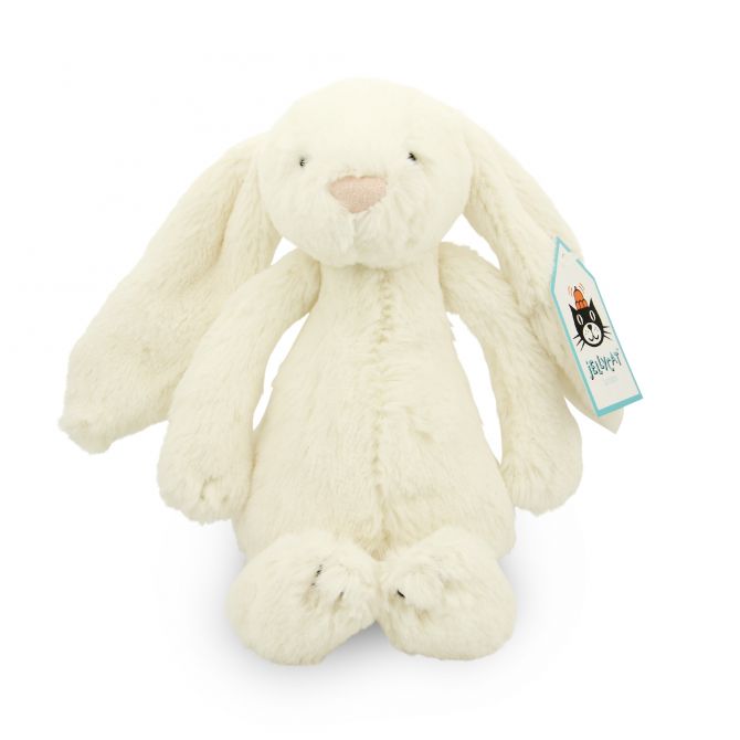 Jellycat Cream Bashful Bunny Small, 7"