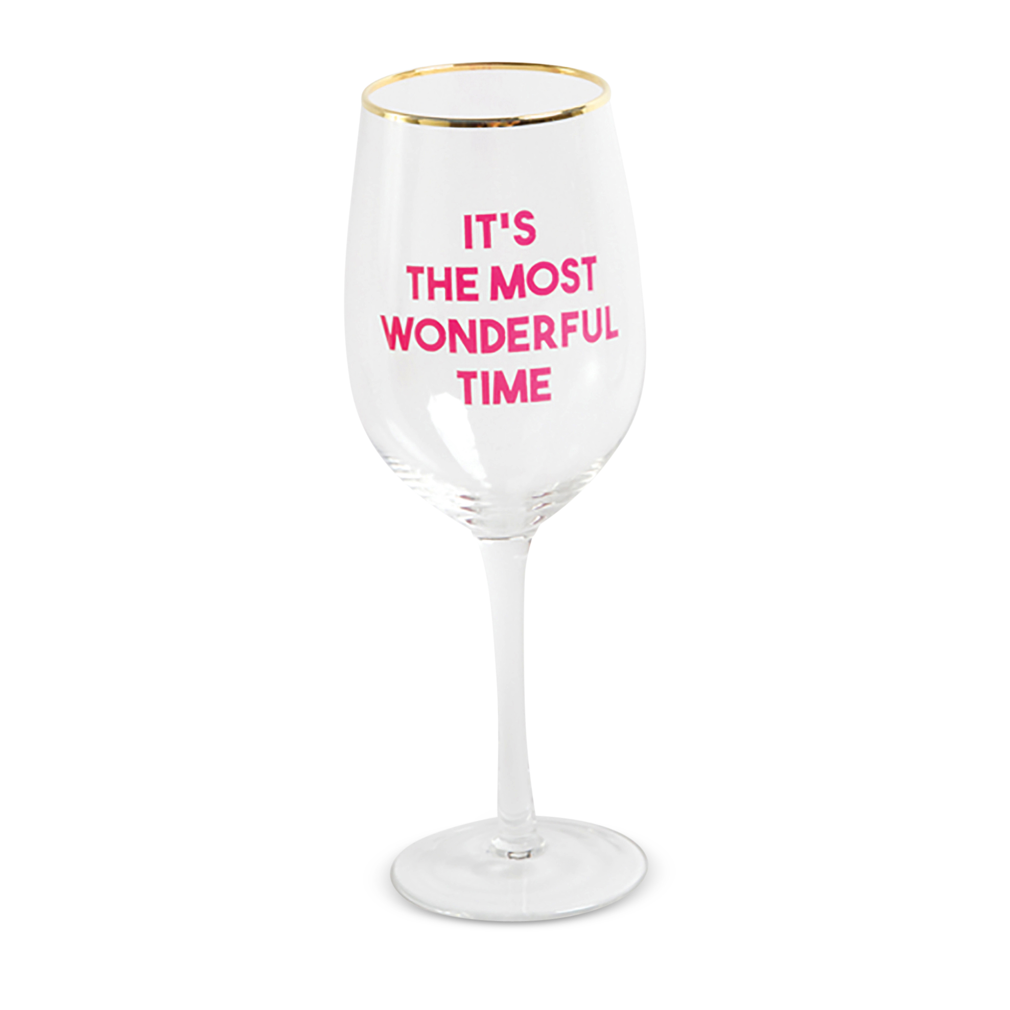 8 Oak Lane It's The Most Wonderful Time Wine Glass