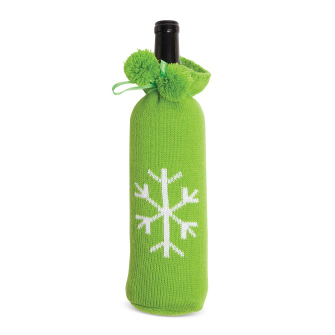 8 Oak Line Sweater Wine Bag, Snowflake
