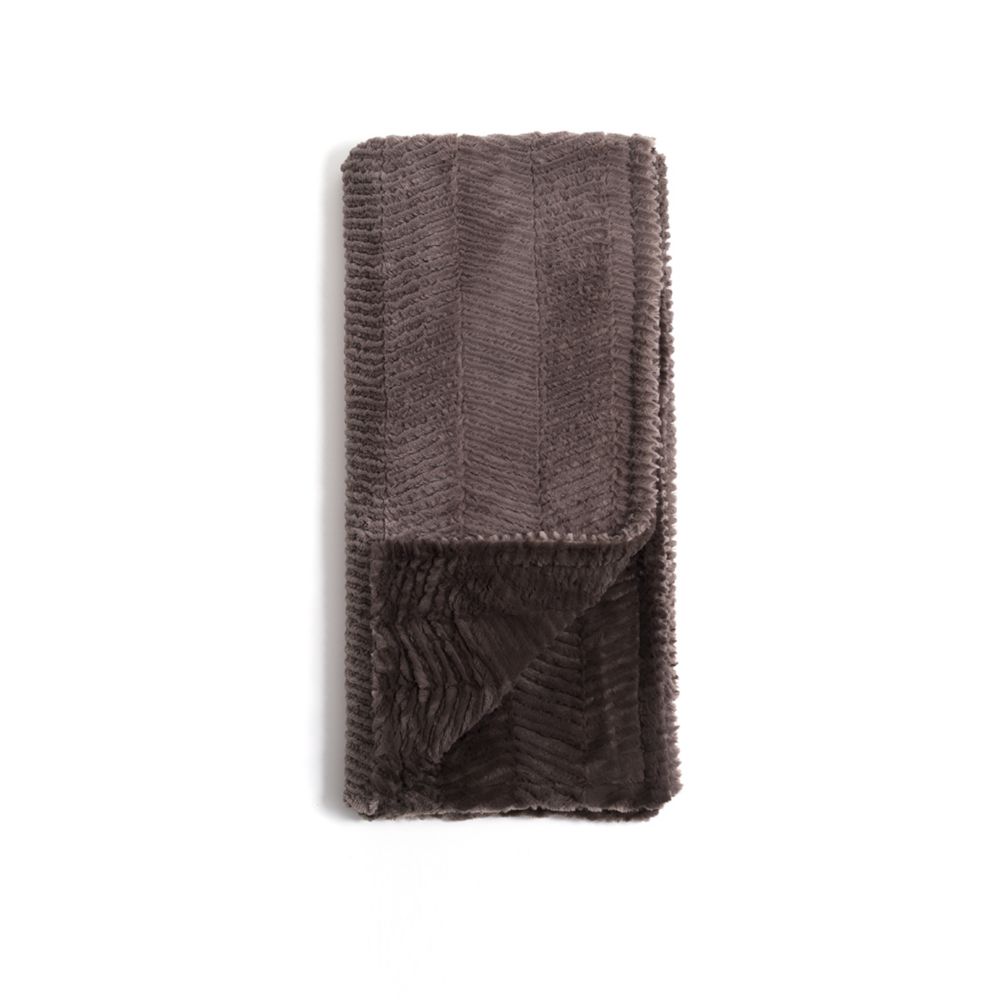 Baby Laundry Grey Herringbone Jumbo Blanket