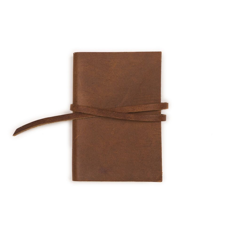 Rustico Saddle Trailhead Leather Notebook with Strap Closure BK0110