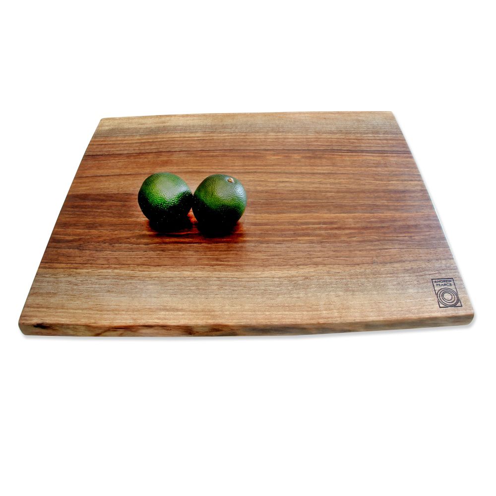 Andrew Pearce Black Walnut Double Live Edge Cutting & Presentation Board, Large