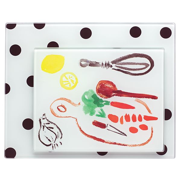 Kate Spade All In Good Taste Pretty Pantry Deco 2-Piece Food Prep Board |  Borsheims