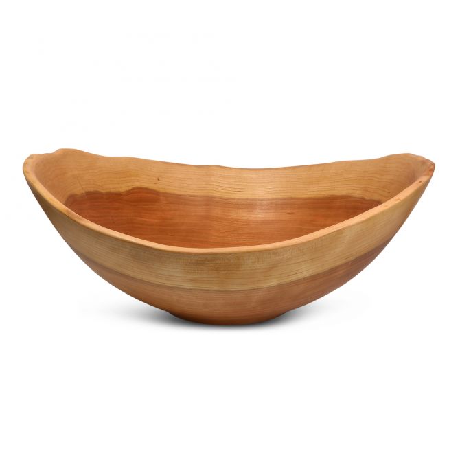 Andrew Pearce Cherry Live Edge Bowl, 17"