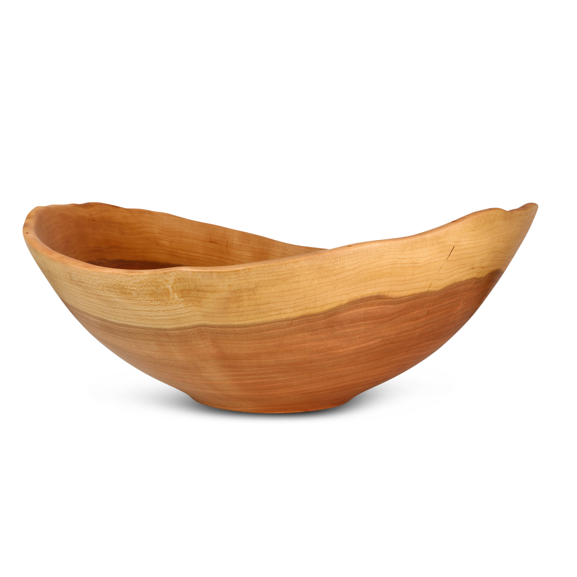Andrew Pearce Cherry Live Edge Bowl, 17
