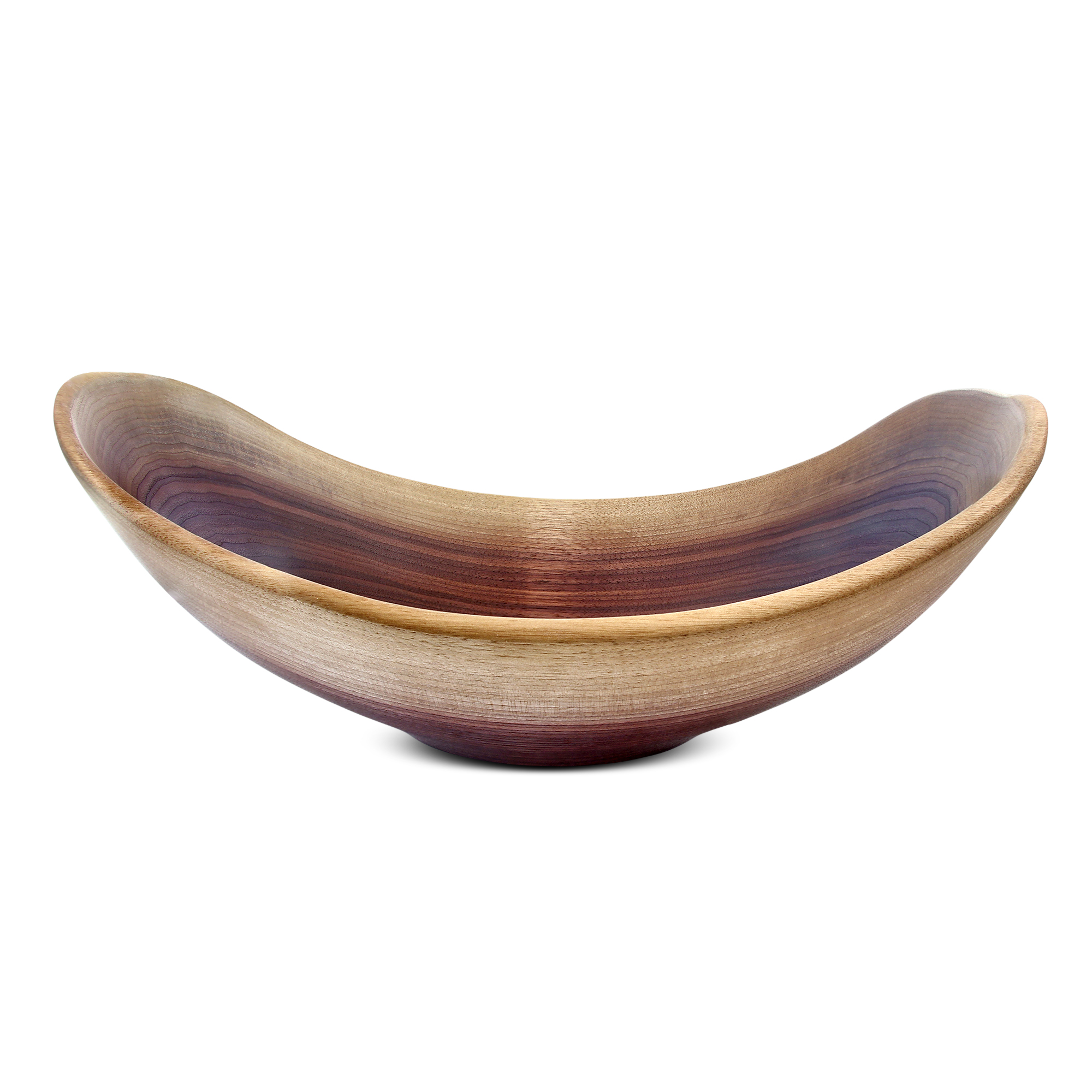 Andrew Pearce Black Walnut Live Edge Bowl, 17