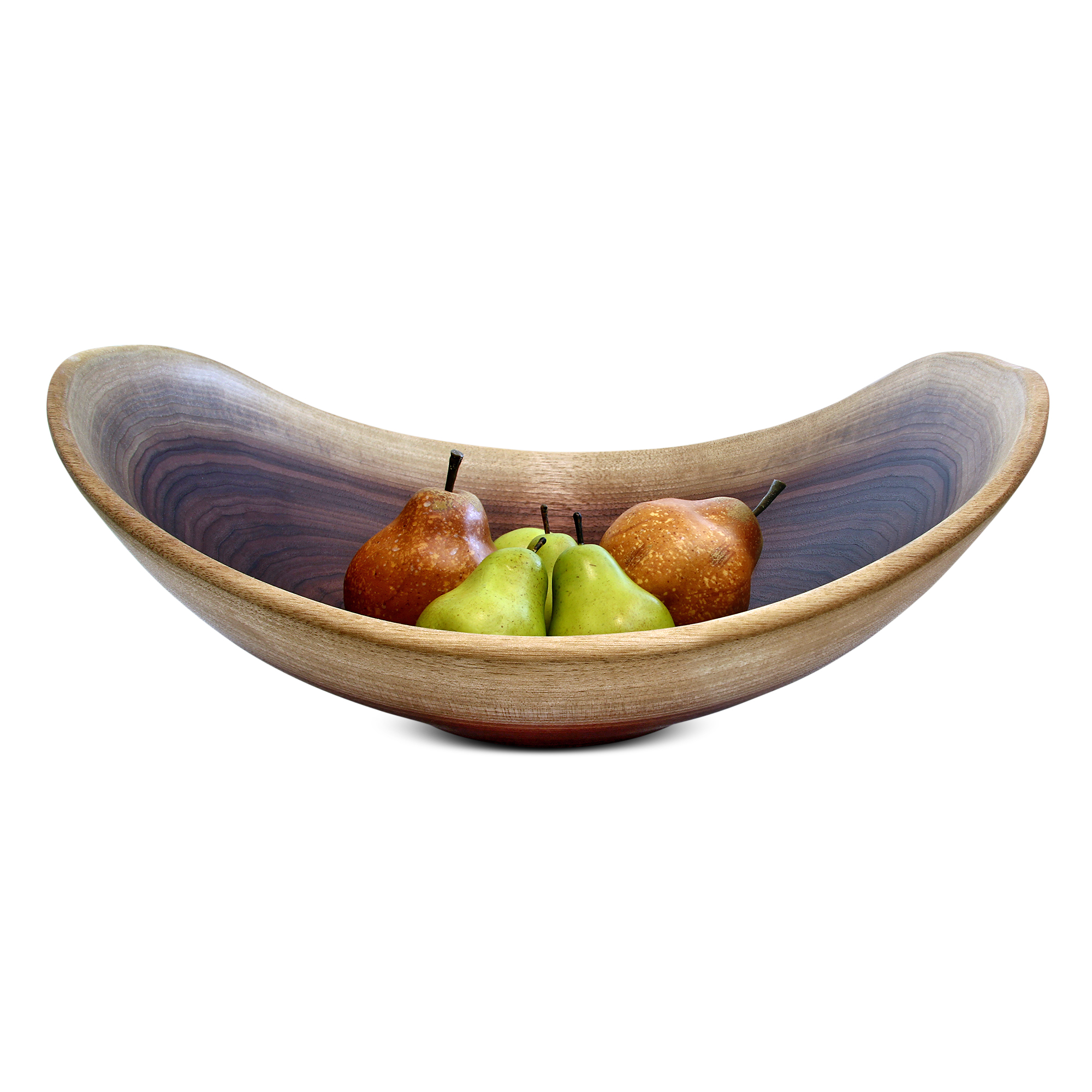 Andrew Pearce Black Walnut Live Edge Bowl, 17