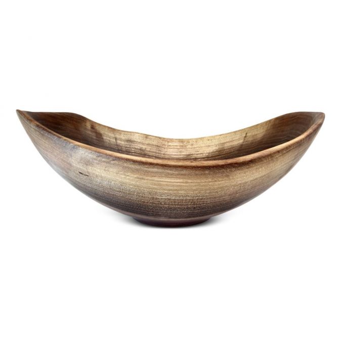 Andrew Pearce Black Walnut Live Edge Bowl, 13"