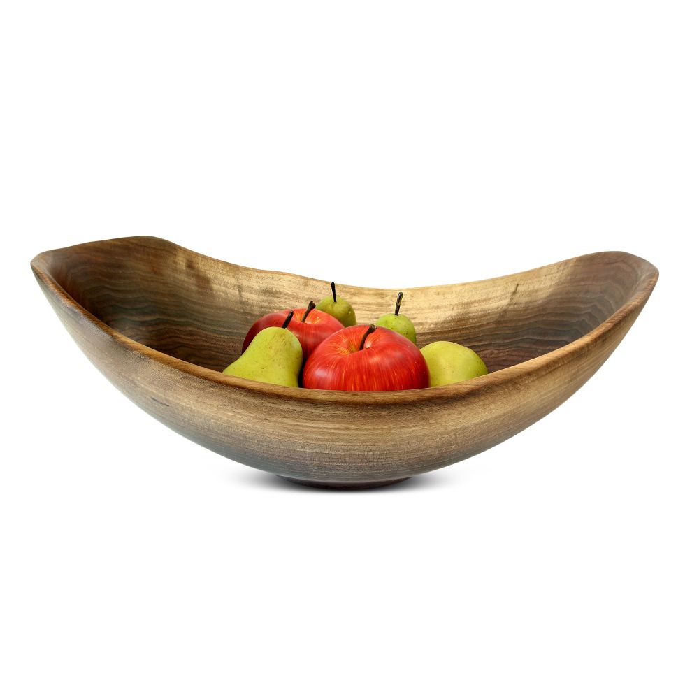 Andrew Pearce Black Walnut Live Edge Bowl, 13