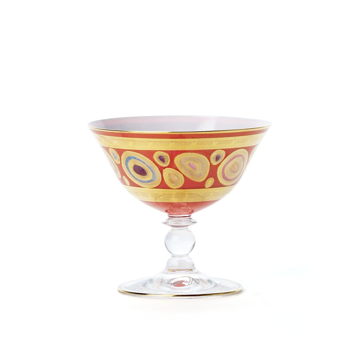 Vietri Regalia Orange Dessert Bowl RGI7623O Borsheims