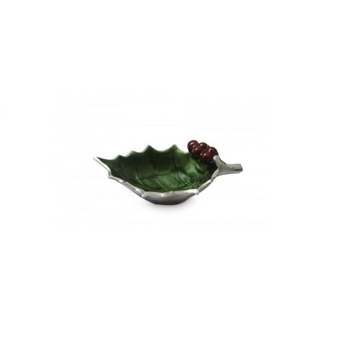 Julia Knight Holly Sprig 6.5" Bowl, Emerald