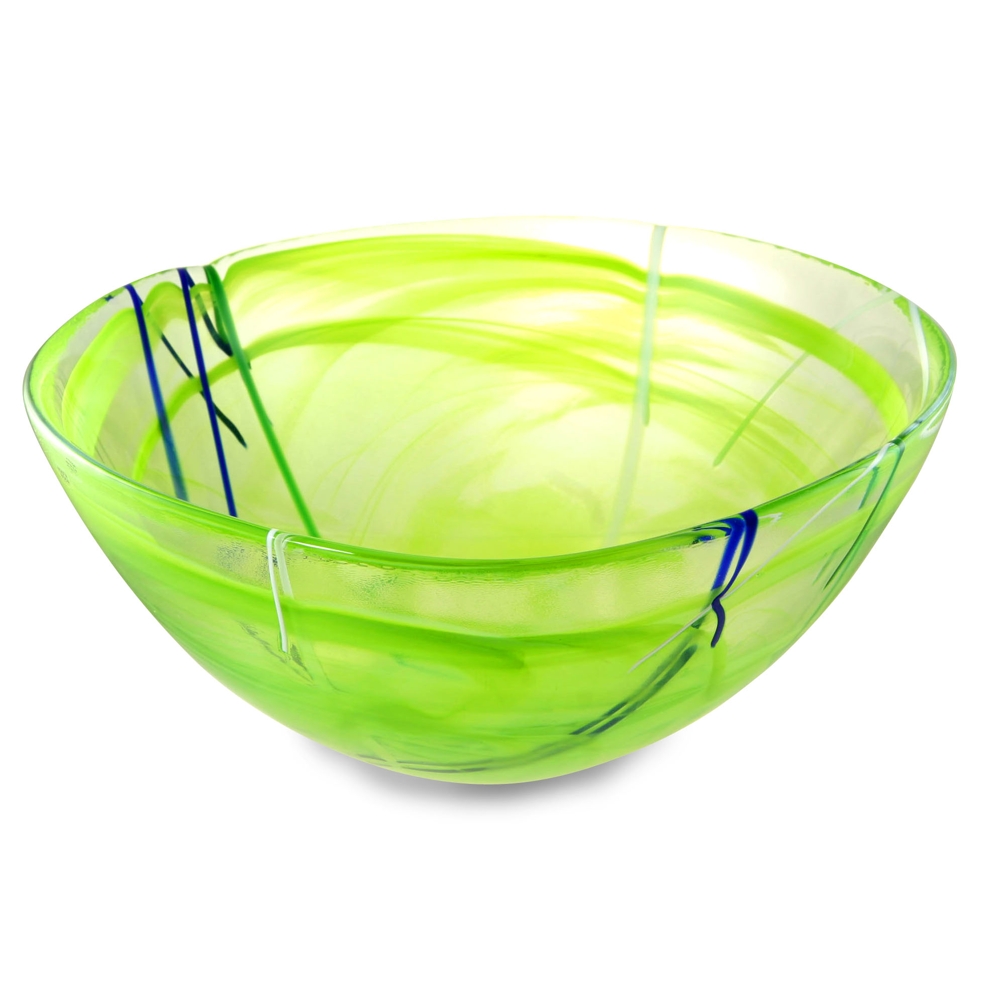 Kosta Boda Lime Contrast Bowl, Large Borsheims