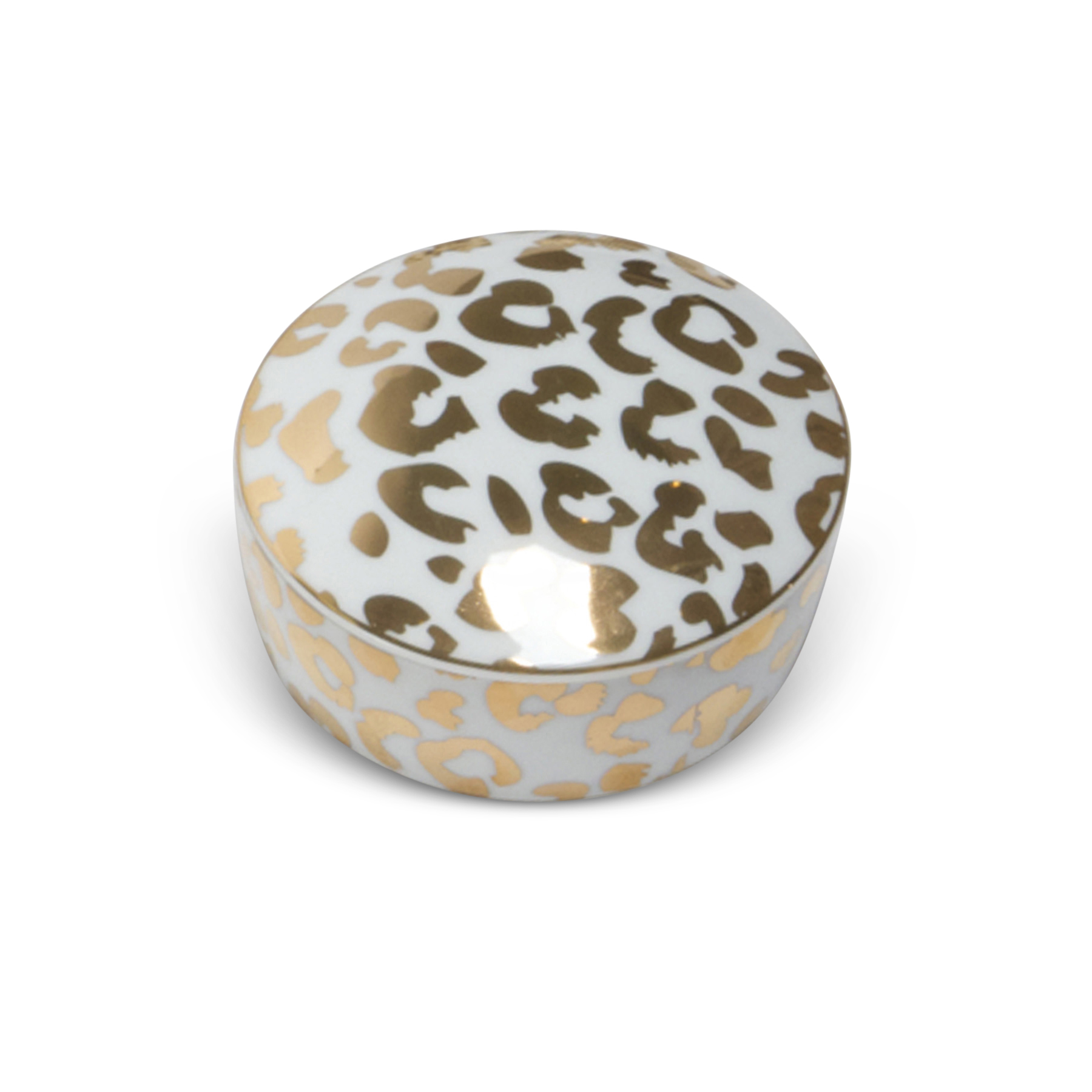8 Oak Lane Gold Leopard Trinket Box EN016LEP Borsheims