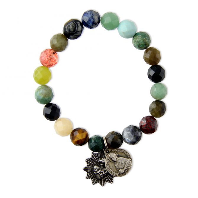 Miracle Icons by Mary Jo Pane Mixed Agate Bracelet