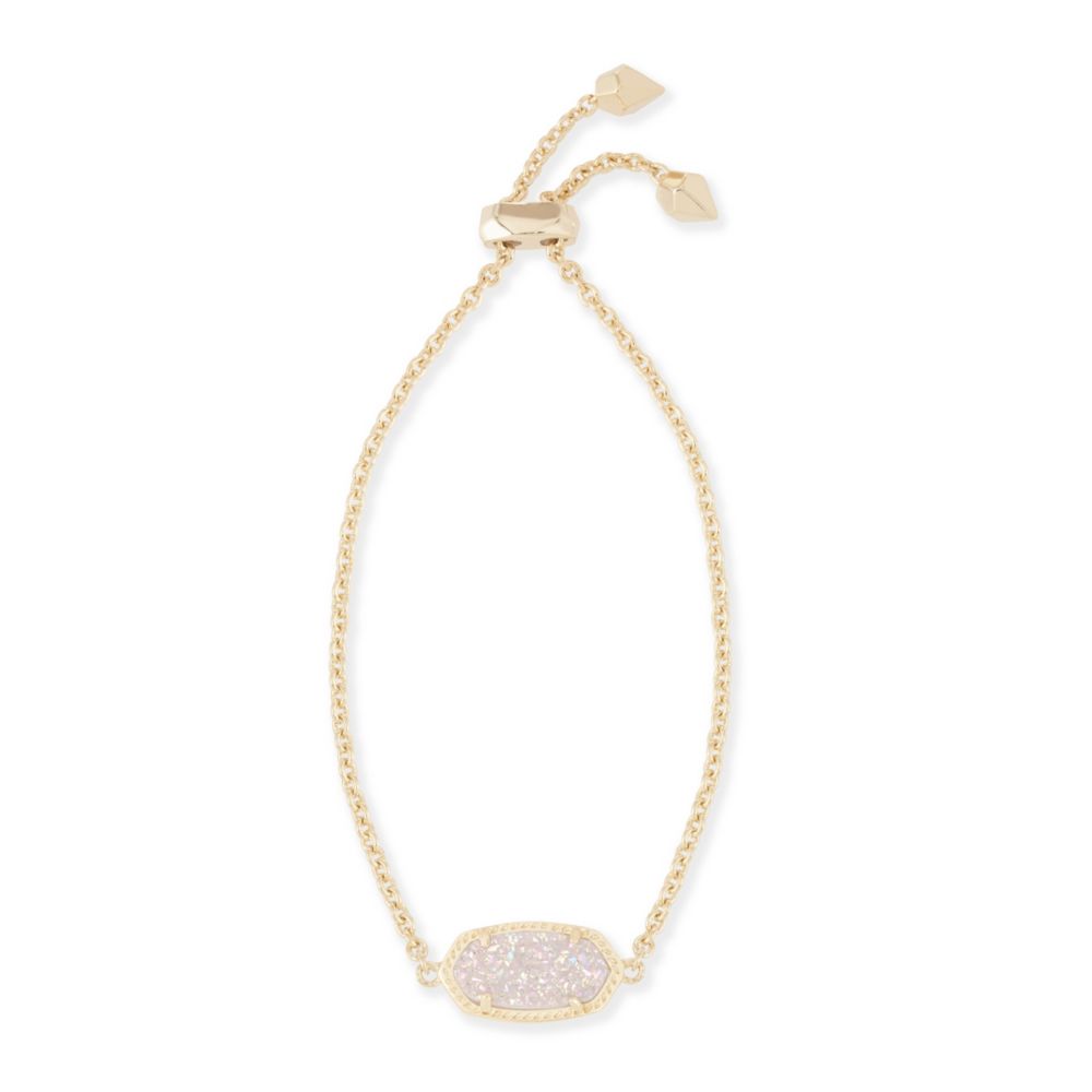 Kendra Scott Elaina Gold Tone Iridescent Drusy Bracelet