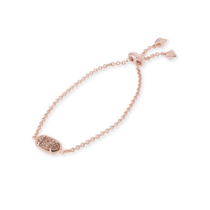 Kendra Scott Elaina Rose Tone Rose Gold Tone Drusy Bracelet
