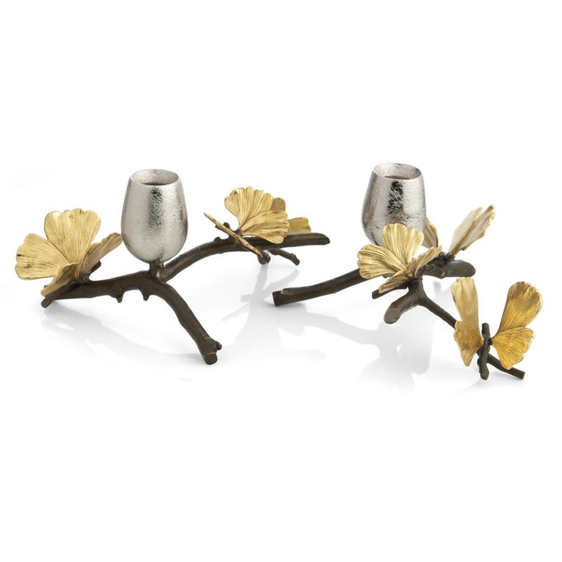 Michael Aram Butterfly Ginkgo Candleholders