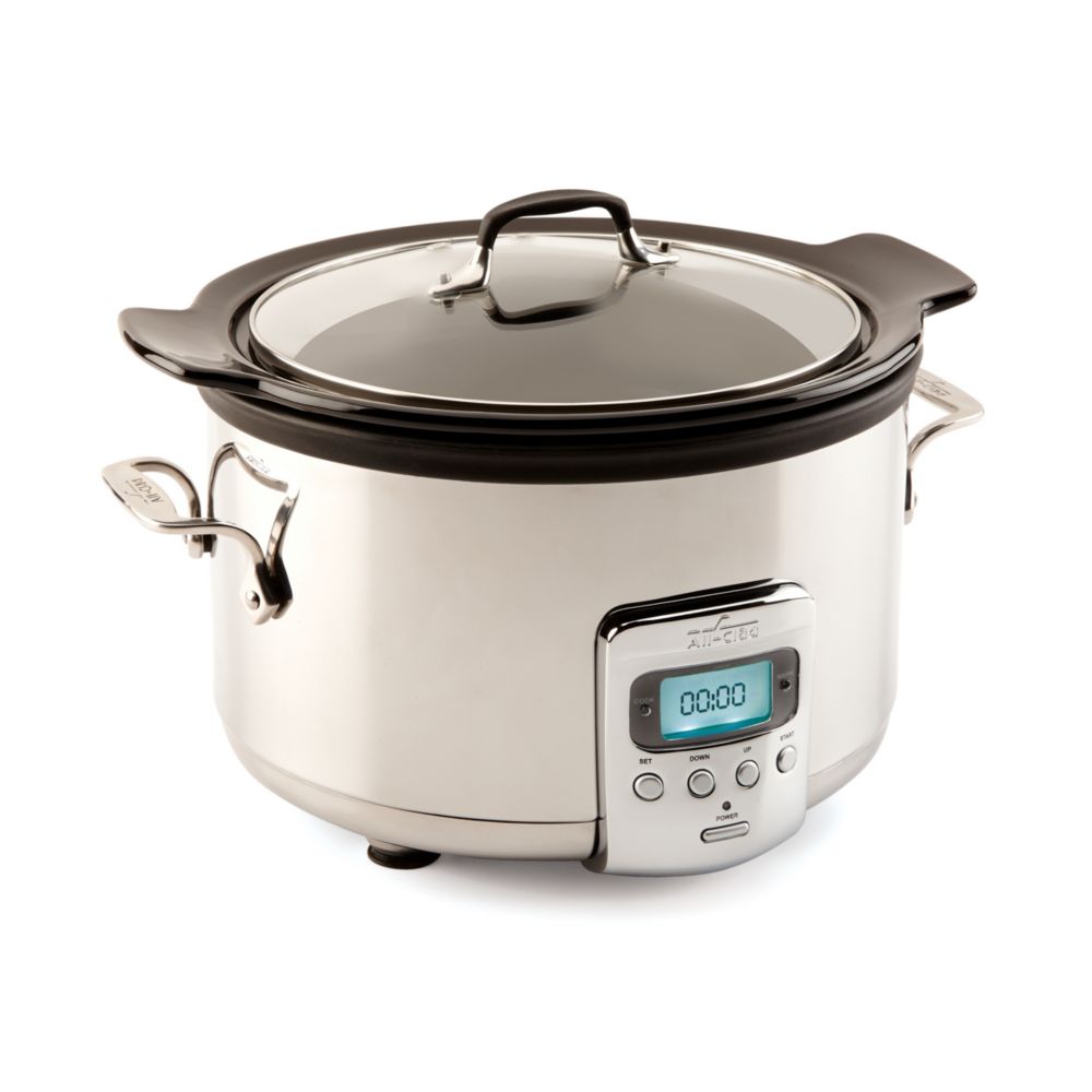 AllClad Black Ceramic Slow Cooker, 4 qt SD710851 Borsheims
