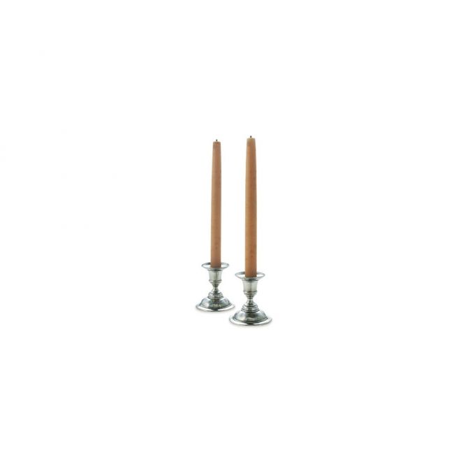 Match Pewter Martina Candlestick Pair