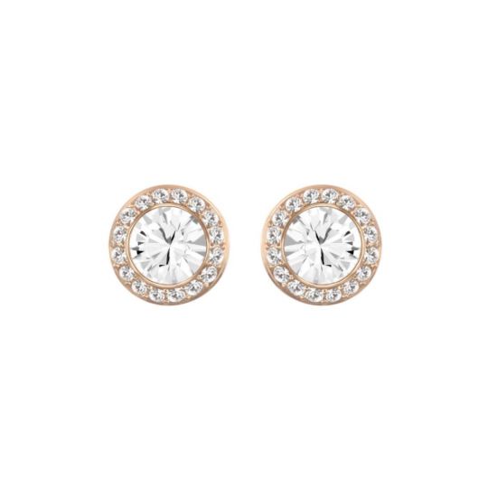 Swarovski Angelic Rose Pierced Earrings Borsheims Swarovski Angelic Rose Pierced Earrings