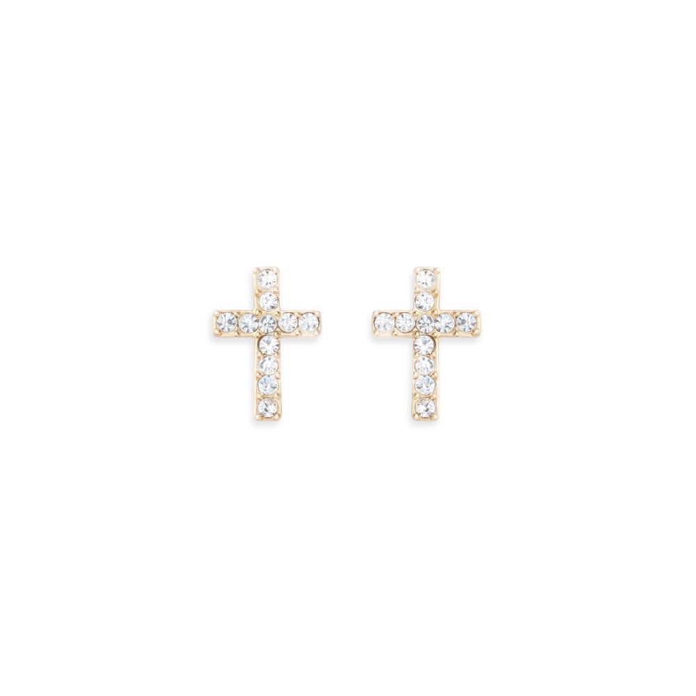 Spartina 449 Sea La Vie Have Faith / Cross Stud Earrings