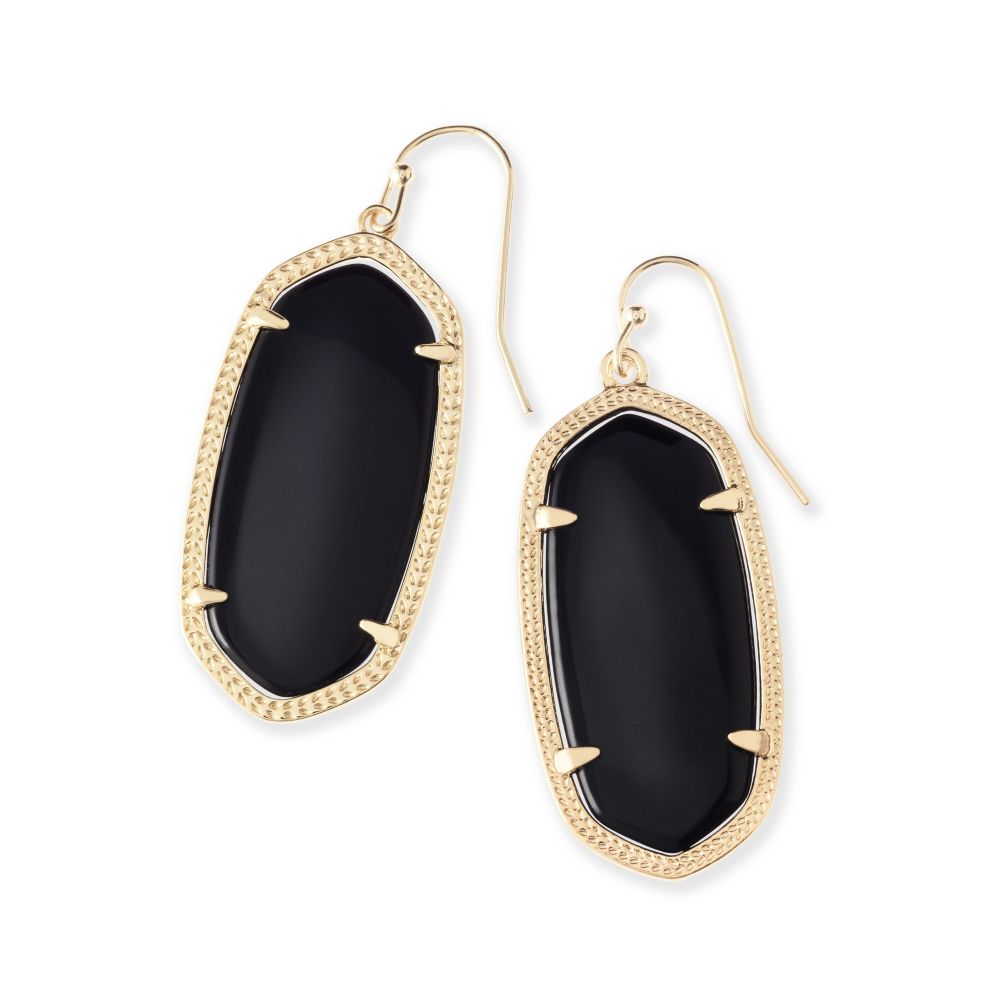 kendra scott black earrings drop