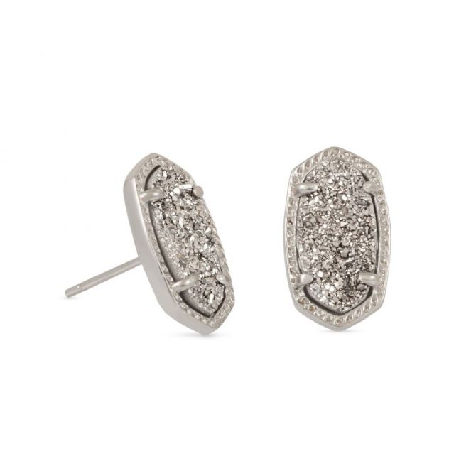 Kendra scott blue clearance drusy earrings